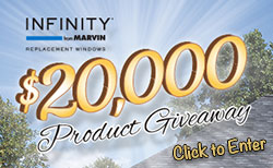 Infinity from Marvin $20,000 Product Giveaway Sweepstakes